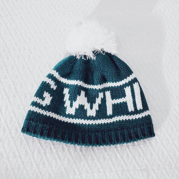 Rare BULA "Big White" Ski Resort Fleece Pom Pom Beanie Hat - Picture 2 of 8